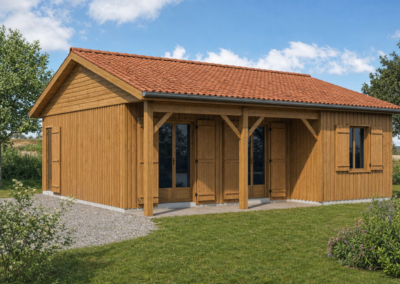 Maison en ossature bois Périgord C80