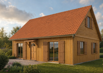 Maison bois Pervenche